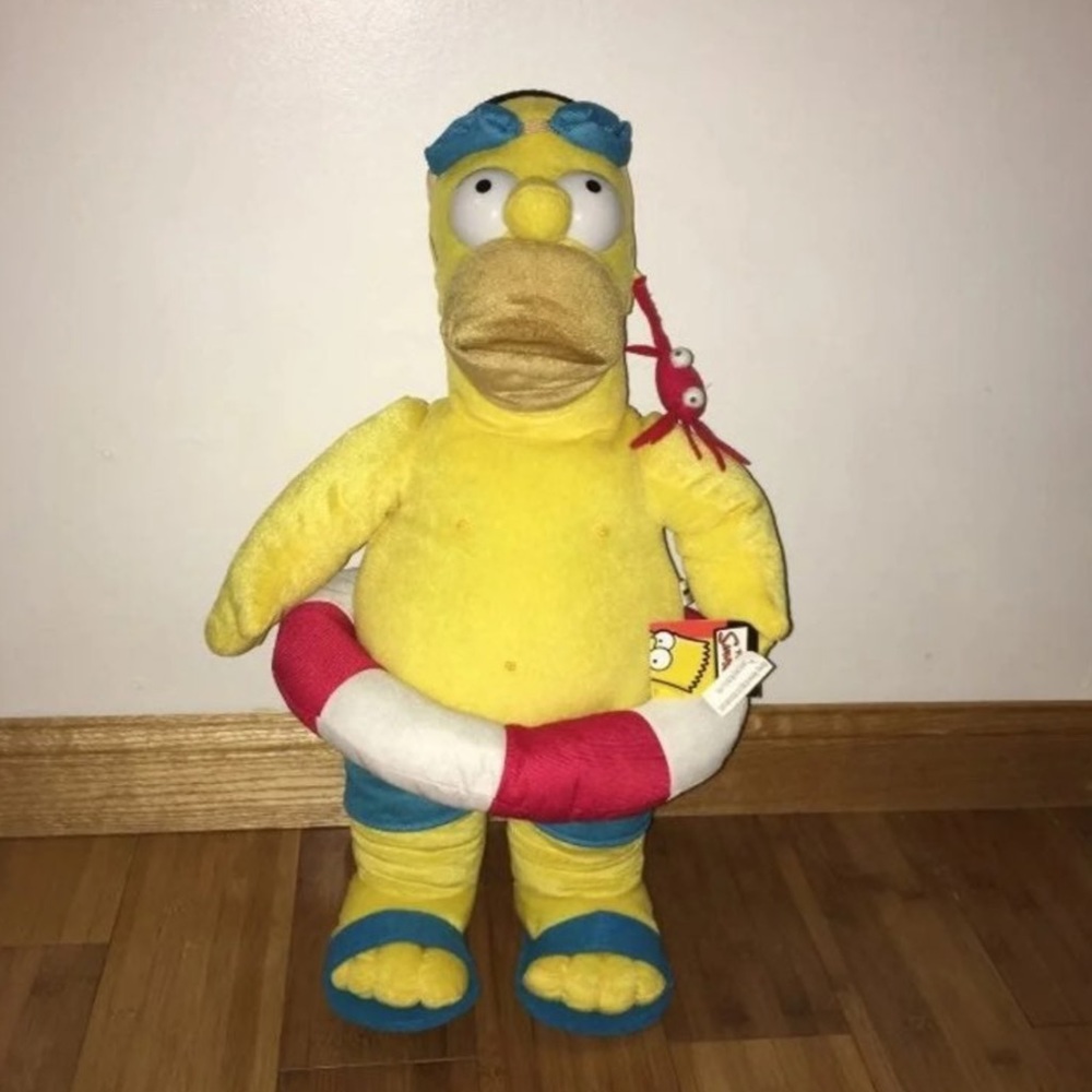 NWT The Simpsons Homer Simpson Swimsuit Outfit  Plush
